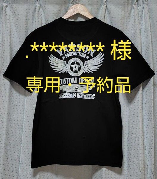 【新品(土日限定価格)】メンズ向き 半袖Tシャツ/カットソー ブラック バックプリント サイズL ※お値引き歓迎 No.74