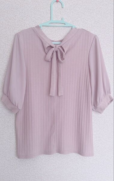 ピンク カットソー 半袖 M