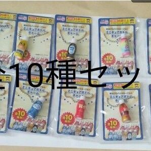 ミニチュアボトルチャーム 明治プロバイオヨーグルト meiji キーホルダー R-1 LG21