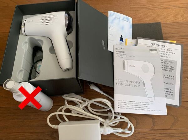 s.s.c. エピフォト スキンケアプロ 家庭用光美容器 脱毛器 MUSEE PLATINUM BE903M