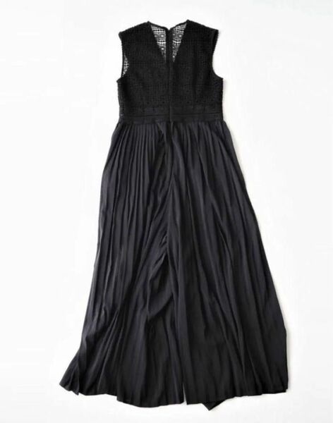 美品 ZARA レース オールインワンプリーツサロペット
