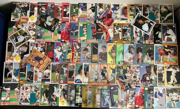 プロ野球カード 外国人選手 UPPER DECK topps シリアルナンバー入り BAT PIECE