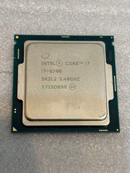 動作確認済み Intel Core i7 6700 3.40Ghz SR2L2