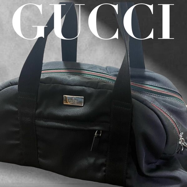 90s archive grunge old GUCCI Boston y2k グッチ ボストン バッグ シェリー 122324