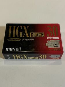 maxell マクセル ビデオテープ HGX BLACK 30 高純度画質