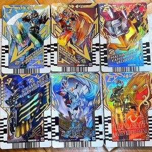 仮面ライダーガッチャード ライドケミートレカ ガッチャレア6種