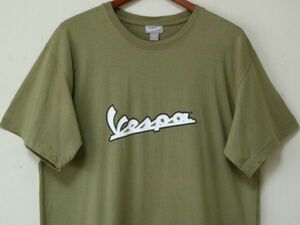  dead stock 00'S Vespa Vespa short sleeves T-shirt US-M size / Vintage 