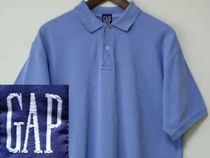 90s ビンテージ オールド ギャップ OLD GAP 鹿の子 メンズ 半袖 ポロ シャツ US-M サイズ