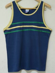 USA made 70'S~ Vintage Searssia-z tank top US-L size 