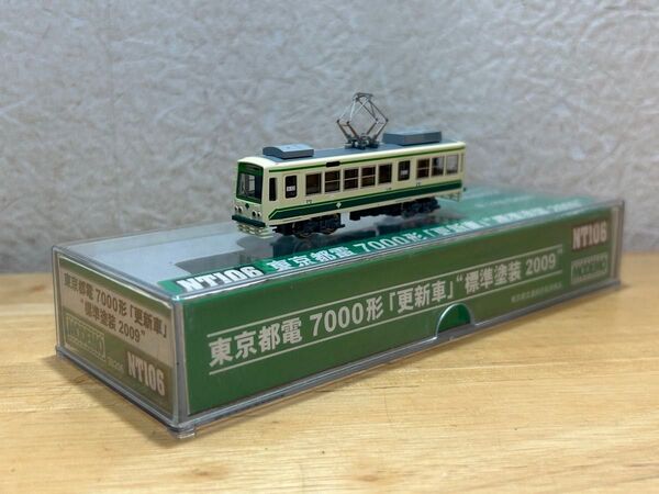 鉄道模型 Nゲージ MODEMO モデモ NT106 東京都電7000形「更新者」標準塗装 2009