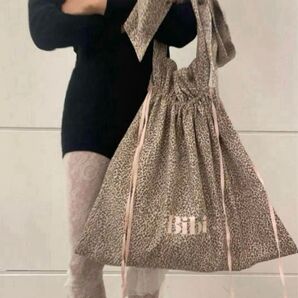 Bibiy. レオパードトートバッグ ガーリーリボン ZARA epine大容量