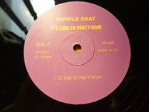 Purple Beat / It's Time To Party Now ダンサブル！アッパーPARTY チューンRAY PARKER JR.使い　試聴_画像1