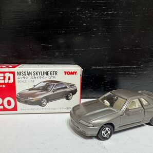 トミカ 日本製 20 ニッサン スカイライン GT-R R32 ガンメタ 激レア