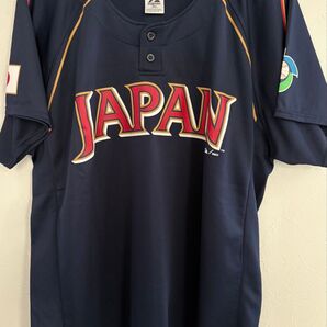 2013年野球日本代表 坂本勇人選手レプリカユニフォーム Majestic ネイビー 侍ジャパン