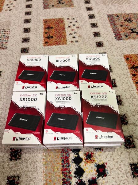 KINGSTON Xs1000 1tb Type-cポータブル プラスチックケース付き 高速外付けssd 1tb 30個セット