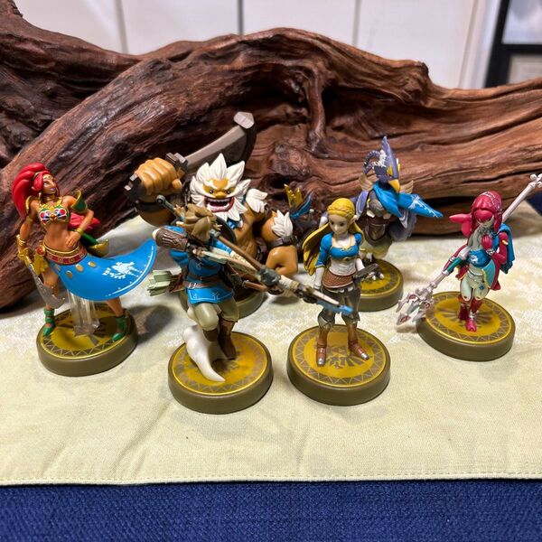 ゼルダの伝説 アミーボ 6体セット ブレスオブザワイルド 英傑 amiibo