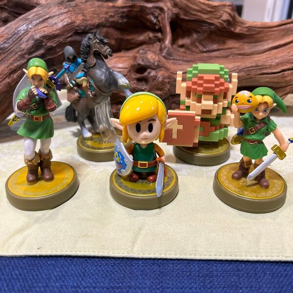 ゼルダの伝説 amiibo リンク5体セット