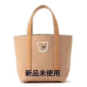 新品未開封 オールドテディ ワッペントートバッグ L