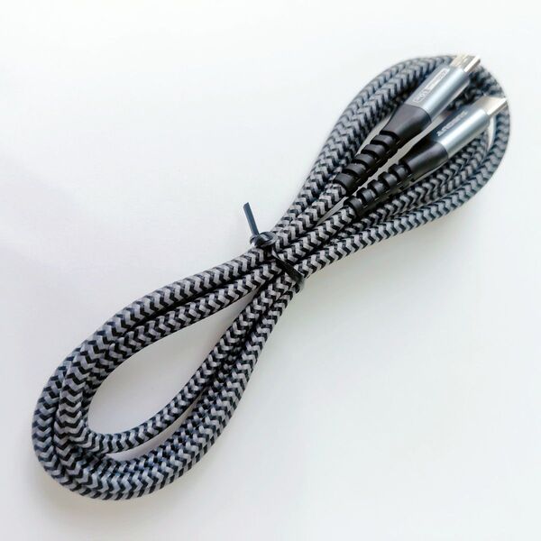 Type C Micro USB ケーブル 1.5m OTGケーブル 充電ケーブル USB2.0 データ転送 グレー