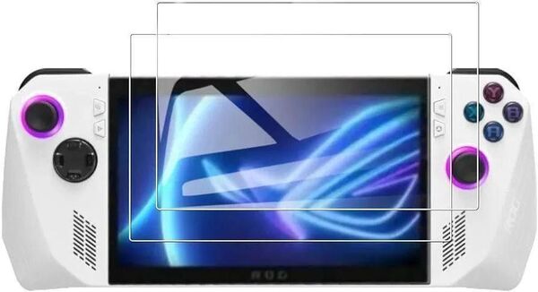 ASUS Rog Ally 2023 用 液晶保護フィルム 2枚 強化ガラス ブルーライト防止 ゲーム機