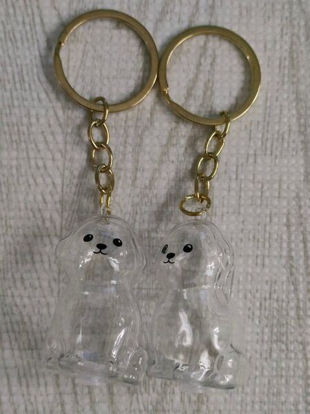 愛犬メモリアルキーホルダー2点セット