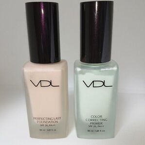 VDL パーフェクティングラストファンデーション&カラーコレクティングプライマー 2個セット