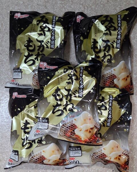 アイリスフーズ 宮城県産もち米使用 切り餅 800g×6個 まとめ売り