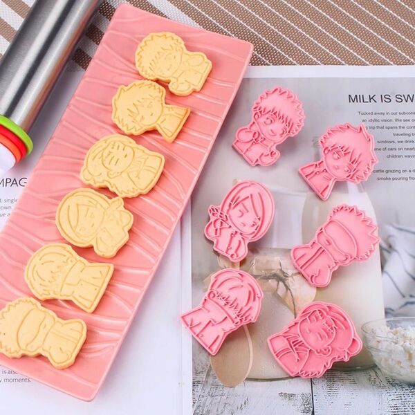 在庫処分SALE 呪術廻戦 クッキー型 型抜き 粘土 お菓子作り 誕生日 ケーキ キャラ弁 クリスマス 飾り