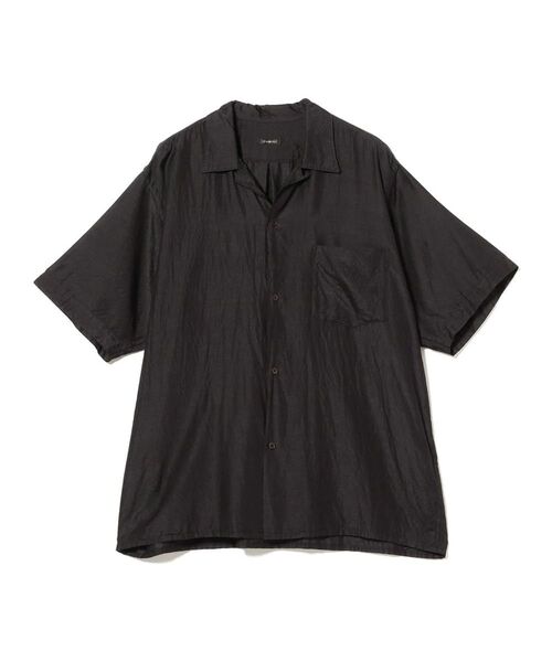 25SS COMOLI ウールシルク 半袖オープンカラーシャツ 4