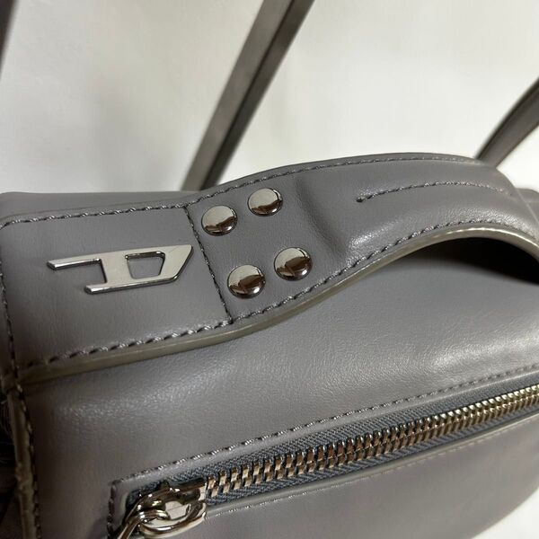 DIESEL ショルダーバッグ ハンドバッグ 2ウェイ グレー Nylon MonoMini Messenger 2way