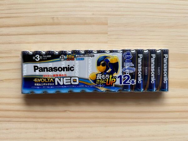 Panasonic (パナソニック) EVOLTA NEO エボルタネオ 単三 12本 (使用推奨期限 2033年)