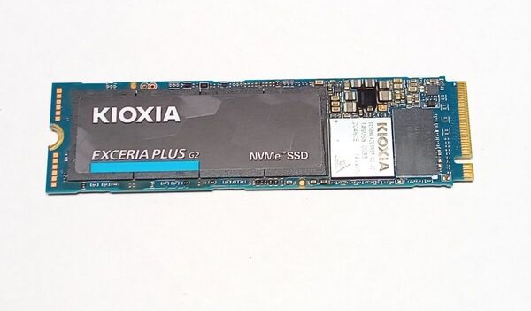 KIOXIA EXCERIA PLUS G2 500GB PCIe Gen3x4 NVMe M.2 SSD 動作品 送料無料