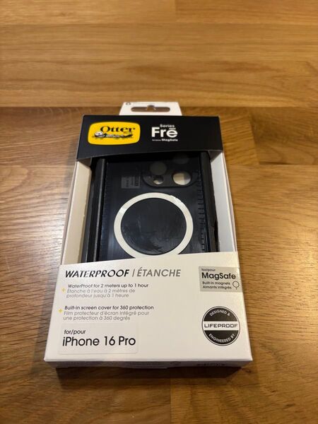 OtterBox オッターボックス iPhone16 Pro FRE 防水防塵耐衝撃 MagSafe ブラック iPhoneケース