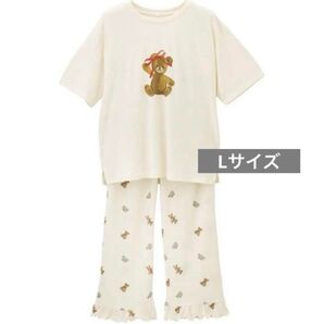 アンジュシャルム ルームウェア Lサイズ 白 しまむら タグ付き