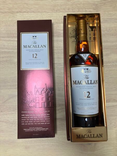 マッカラン12年/MACALLAN/シェリーカスク/箱付