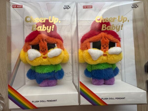 CRYBABY CHEER UP, BABY!ぬいぐるみペンダントpopmart 2点セット
