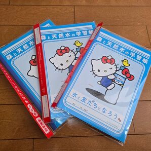 ハローキティ ノート 3冊セット森と天然水の学習帳 新品未開封