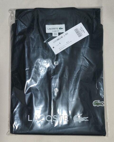 LACOSTE ポロシャツ L1212 ブラック サイズ4 未使用