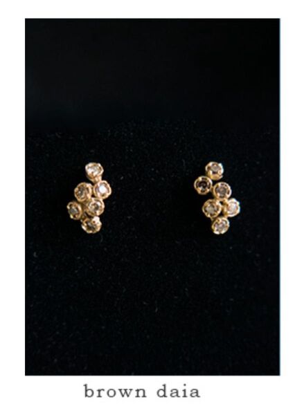 noguchi BIJOUX ノグチ ダイヤモチーフピアス