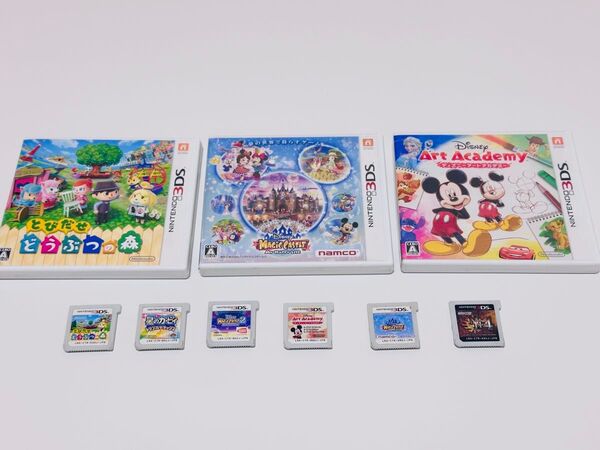 3DSソフト6本セット(とび森・カービィ・ディズニー・モンハン4)