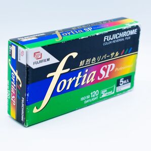 FUJIFILM フィルム 期限切れ fortia SP 富士フイルム ポジ ブローニー 限定品 カラー 120 5本 冷蔵庫
