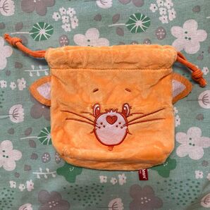 ケアベア ふわふわフェイス巾着 ガチャ
