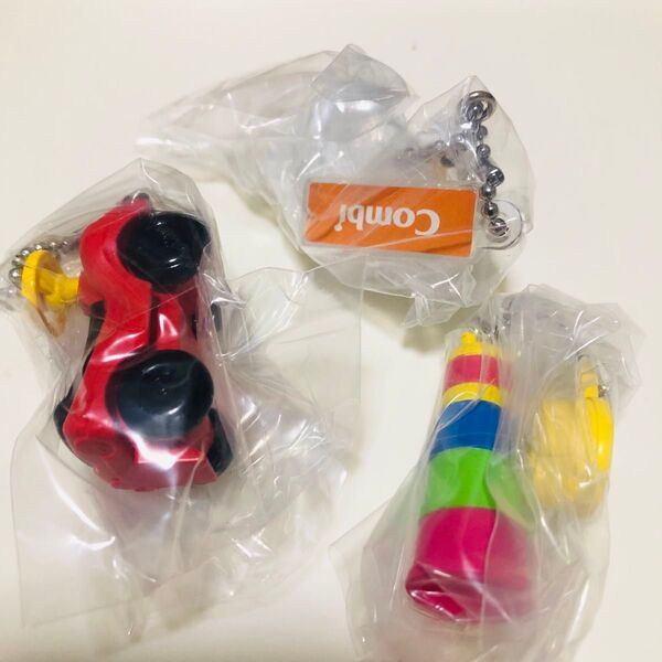 3種セット Combi ミニチュアチャーム コンビ グッズ コップがさね 乗用玩具 スワン型おまる