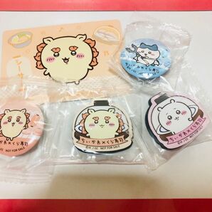 ちいかわくら寿司 缶バッチ マグネット コラボメニューカード
