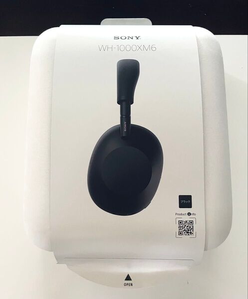 ソニー SONY WH-1000XM6 ワイヤレスヘッドホン ブラック 黒 カバー付き
