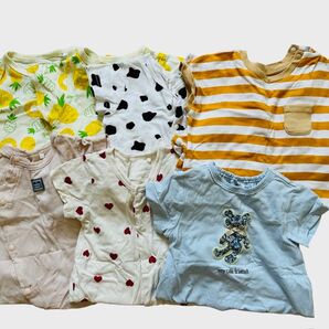 西松屋 UNIQLO Birthday 新生児用 カバーオール 60㎝~70㎝ 8枚セット