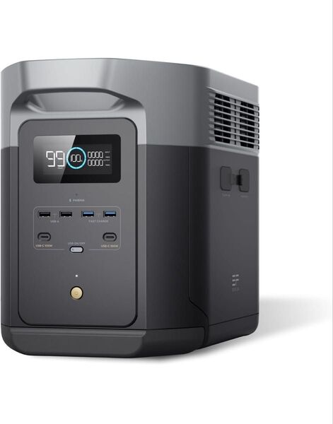 EcoFlow ポータブル電源 DELTA 2 Max 2048Wh 大容量 エコフロー リン酸鉄リチウム使用 10年長寿命