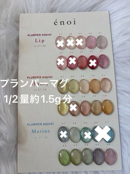 enoi プランパーマグ マグネット 半量 ネイル エノイ ジェル