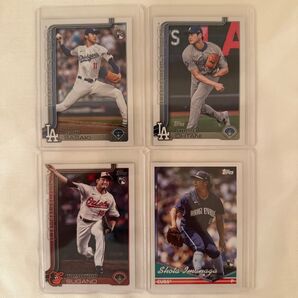 topps 佐々木朗希、大谷翔平、菅野智之、今永昇太 rc ルーキーカード含む4枚セット