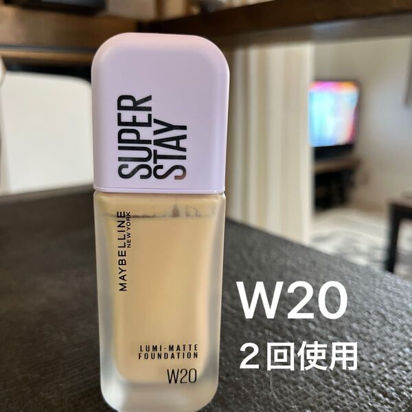 メイベリン SPステイ ルミマット リキッド ファンデーション W20 35ml